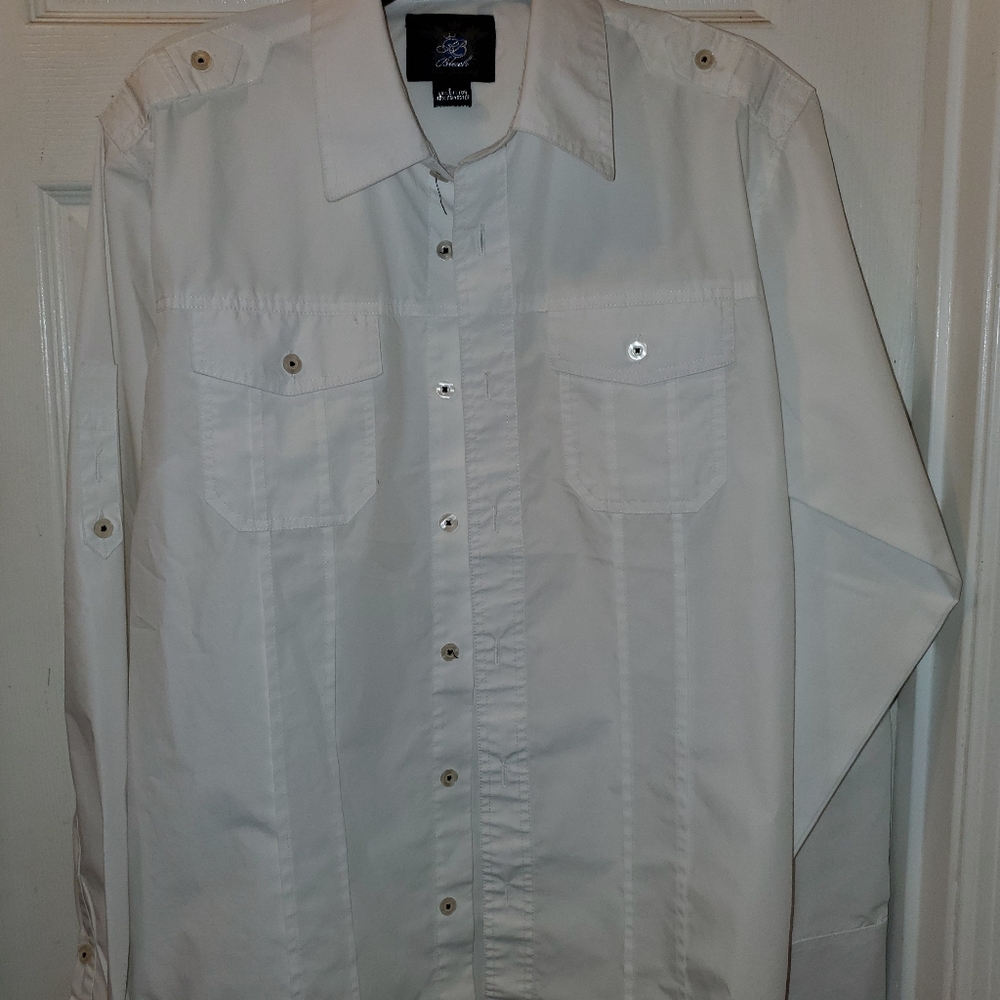 White Pocket Button Shirt